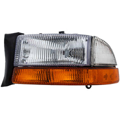 DAKOTA 97-97/DURANGO 98-98 HEAD LAMP LH, Assembly, Halogen, (Durango To 8-18-97)