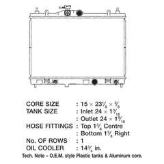 CSF 3348 - Engine Coolant Radiator