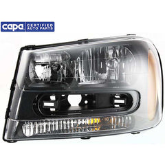 TRAILBLAZER 02-09 HEAD LAMP LH, Composite, Assembly, Halogen, (Exc. 2006-09 LT / 2008 LS Models) - CAPA
