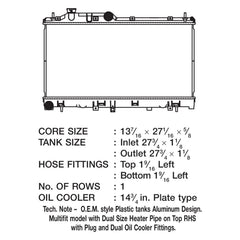 CSF 3515 - Engine Coolant Radiator