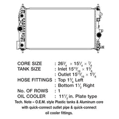 CSF 3523 - Engine Coolant Radiator