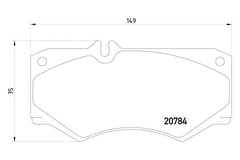 Pagid® 355006061 - Semi-Metallic Front Disc Brake Pads