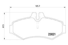 Pagid® 355008651 - Semi-Metallic Rear Disc Brake Pads