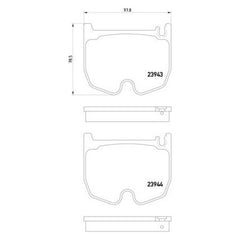 Pagid® 355010381 - Semi-Metallic Front Disc Brake Pads