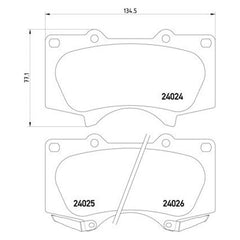 Pagid® 355010491 - Semi-Metallic Front Disc Brake Pads