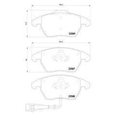 Pagid® 355010581 - Semi-Metallic Front Disc Brake Pads