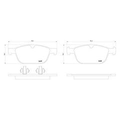Pagid® 355014541 - Semi-Metallic Front Disc Brake Pads