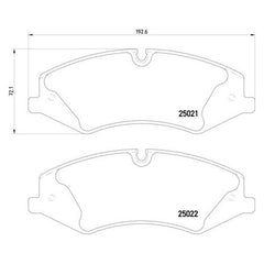 Pagid® 355015081 - Semi-Metallic Front Disc Brake Pads