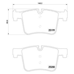 Pagid® 355015781 - Semi-Metallic Front Disc Brake Pads