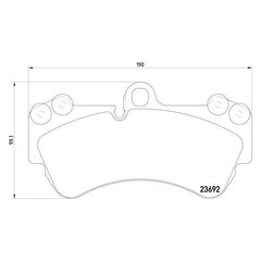 Pagid® 355018701 - Semi-Metallic Front Disc Brake Pads