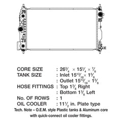 CSF 3577 - Engine Coolant Radiator