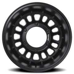 17x8 Aluminum Wheel with 6x205 Bolt Pattern - SATIN BLACK