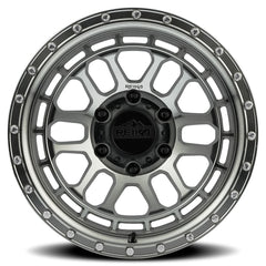 17x8.5 Aluminum Wheel with 6x120 Bolt Pattern - MACHINED CLEAR
