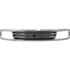T100 93-98 GRILLE, Chrome Shell/Painted Black Insert