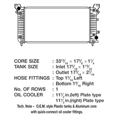 CSF 3730 - Engine Coolant Radiator