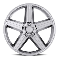 20x9 Aluminum Wheel with 5x4.75 Bolt Pattern - Chrome