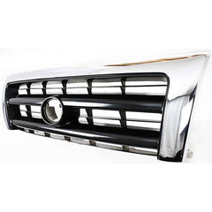 TACOMA 98-00 GRILLE, Chrome Shell/Painted Dark Argent Insert, 2WD/4WD, w/ Pre-Runner