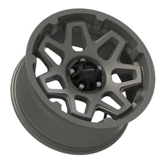 Vision 416 Se7En 17x7 5x114.3 0et 83 Satin Grey Wheel