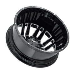 Vision 401 Rival 20x8.25 8x165.1 -145et Gloss Black Machined Face Wheel