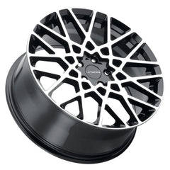 Vision 474 Recoil 17x8 5x112 +38et 73.1 Gloss Black Machined Face Wheel