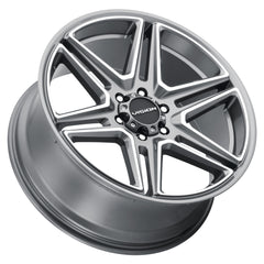 Vision 476 Wedge 22x9.5 5x139.7 +8et 77.8 Gunmetal Machined Face Wheel
