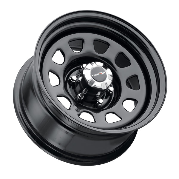 16x7 5x127 0et 83 Gloss Black Wheel for Vision 84 D Window | OEM ...