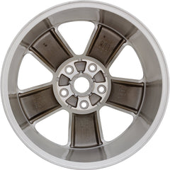 20x9 Factory Replacement New Alloy Wheel for 2013-2021 Dodge RAM 1500 with 5 Spoke Polished Face with Painted Silver Inset of Spoke