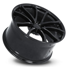 19x10 Aluminum Wheel with 5x4.75 Bolt Pattern - Gloss Black