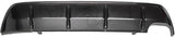 Rear Lower Bumper Cover | Without Tow Hoo Hole | Black - Compatible With 2023-2026 Toyota Corolla Sedan