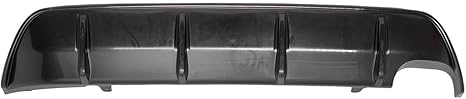 Rear Lower Bumper Cover | Without Tow Hoo Hole | Black - Compatible With 2023-2026 Toyota Corolla Sedan
