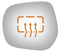 Burco - Driver Side View Mirror Heated For Heated Lexus Gx Lx Landcruiser Lh Flat