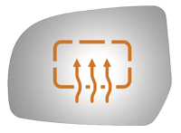 Burco - Driver Side View Mirror Heated For Heated Subaru Legacy Outback Lh Flat