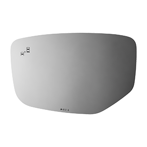 Burco - Driver Side View Mirror W Blind Spot For Acura Ilx Lh Flat Bldspt Fitover