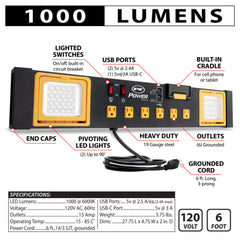 Wilmar Hand Tools 1000LM 120V Workbench Power Station