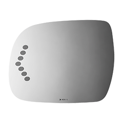 Burco - Driver Side View Mirror W Signal For Toyota Sienna Lh Flat Signal E C Fitover - 4626S