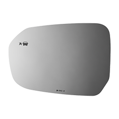 Burco - Driver Side View Mirror W Blind Spot For Chevrolet Volt Lh Flat Bldspt Fitover