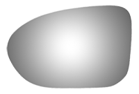 Burco - Driver Side View Mirror For Mazda Mx-5 Miata 124 Spider Lh Flat