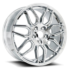 19x8.5 Aluminum Wheel with 5x4.75 Bolt Pattern - Chrome