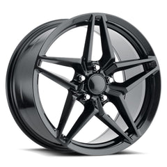 19x10 Aluminum Wheel with 5x4.75 Bolt Pattern - Carbon Black