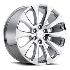 22x9 Aluminum Wheel with 6x5.5 Bolt Pattern - Chrome
