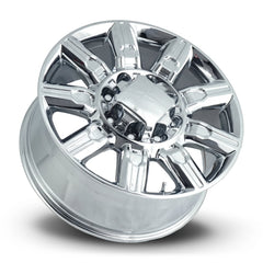20x8.5 Aluminum Wheel with 8x180 Bolt Pattern - Chrome