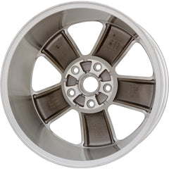 20x9 Factory Replacement New Alloy Wheel for 2013-2021 Dodge RAM 1500 with 5 Spoke Polished Face with Painted Silver Inset of Spoke