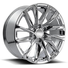 22x9 Aluminum Wheel with 6x5.5 Bolt Pattern - Chrome