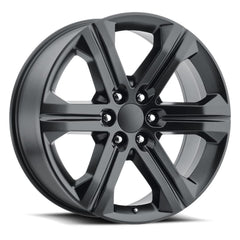 22x9 Aluminum Wheel with 6x5.5 Bolt Pattern - Satin Black