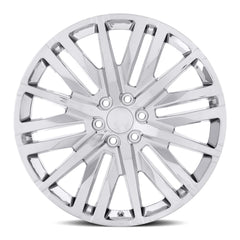 22x9 Aluminum Wheel with 6x5.5 Bolt Pattern - Chrome