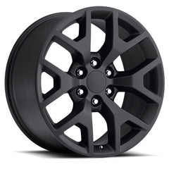 20x9 Aluminum Wheel with 6x5.5 Bolt Pattern - Satin Black