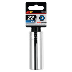 Wilmar Hand Tools 1/2" Dr. 22mm 6pt Deep Socket