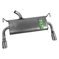 Walker® 50087 - Quiet-Flow™ Stainless Steel Oval Bare Exhaust Muffler and Pipe Assembly