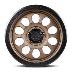 Lock Offroad 50CAL 20x9 5x127 0et 71.5 Matte Desert Bronze w/ Matte Black Ring Wheel