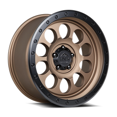 Lock Offroad 50CAL 17x9 6x139.7 -12et 106.2 Matte Desert Bronze w/ Matte Black Ring Wheel